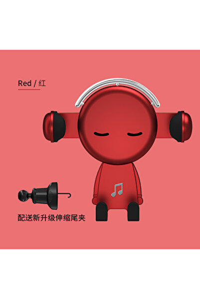 Choice Red Gravity Car Phone Holder Air Vent Clip Universal Multifunctional C...