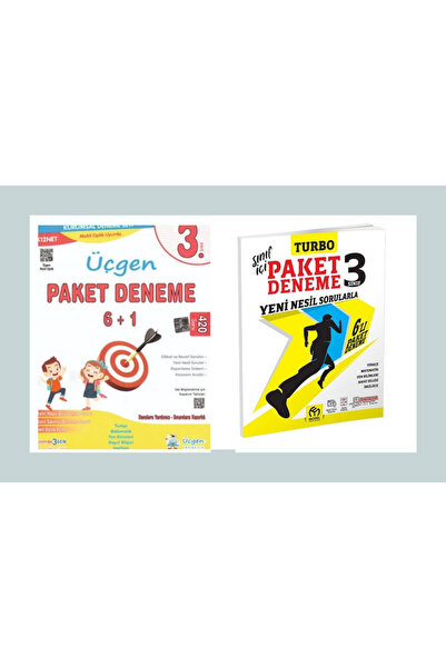 Üçgen Yayıncılık MODEL YAYINLARI 3.SINIF PAKET DENEME & ÜÇGEN YAYINCILIK 3.SI...