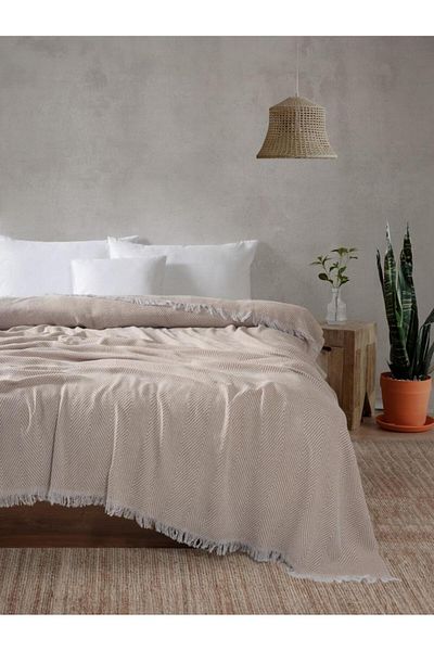 Ender Home Double Pique Blanket Bedspread and Sofa Shawl - Multi-purpose