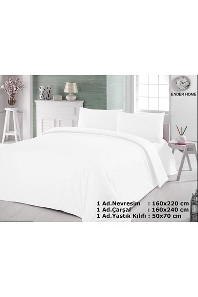 Ender Home Σετ Παπλωματοθήκη Cottonverse Single Ranforce – 160x220 cm