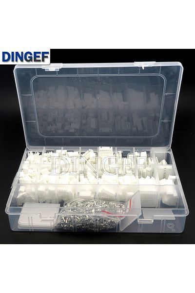 Choice 1330PCS xh2.54 2.5mm 2/3/4/5/6/7/8/10 Pin Housing Male Female Pin Head Connector Adapter Plug Set...