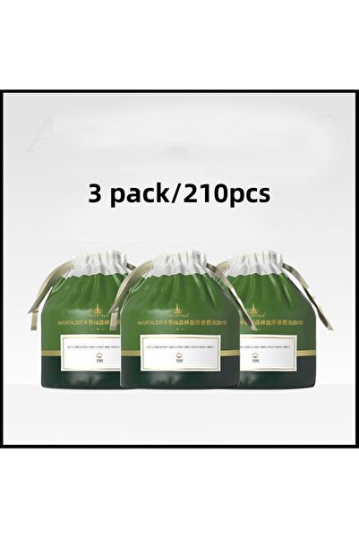 Choice عبوة من 3 مناشف وجه للاستخدام مرة واحدة، مناديل قطنية ناعمة وجافة متعد...