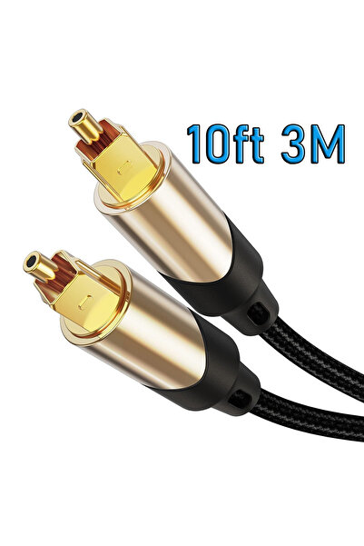 Choice كابل صوت رقمي بصري آخر بطول 3 أمتار، كابل صوت رقمي محوري 5.1 قناة عالي...