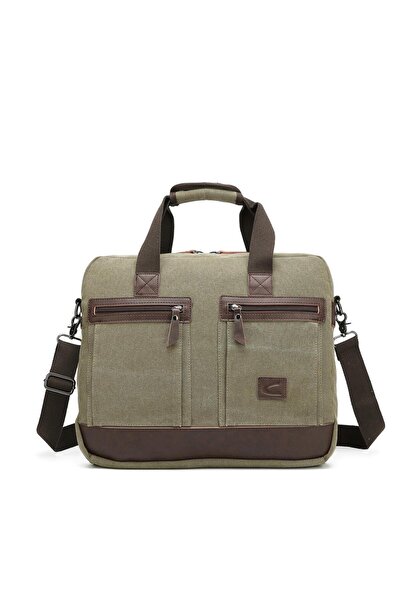 C-active Canvas Fabric Unisex Briefcase and Messenger Bag 1318