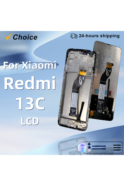 Choice Black no Frame 6.74''IPS For Redmi 13C LCD Display Screen Touch Panel ...