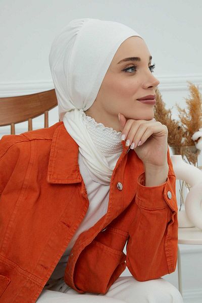 Aisha's Design عمامة قطنية ممشطة جاهزة - HT-96, HT-96