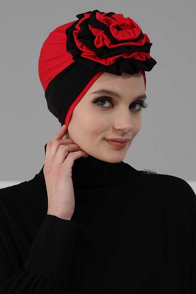 Aisha's Design Colorful Rose Bonnet - Double Design, b-28