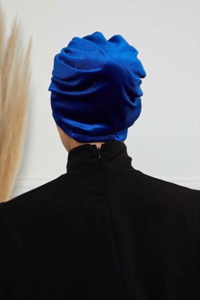 Aisha's Design Velvet Bonnet with Front Belt Detail, B-68K, Saks