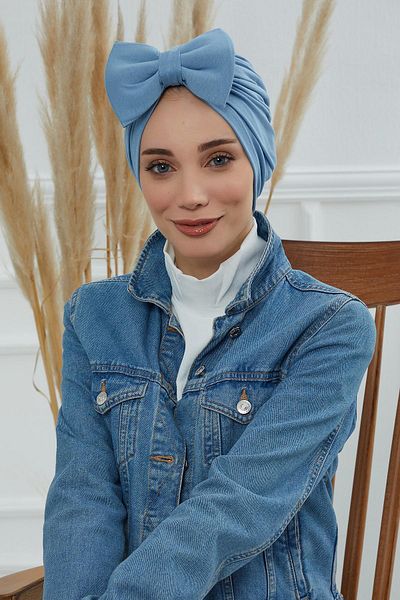 Aisha's Design B-27 Model Butterfly Combed Cotton Bonnet