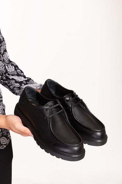 Gondol În interior și în exterior, din piele naturală, cu talpă groasă, pantofi casual Oxford src.913