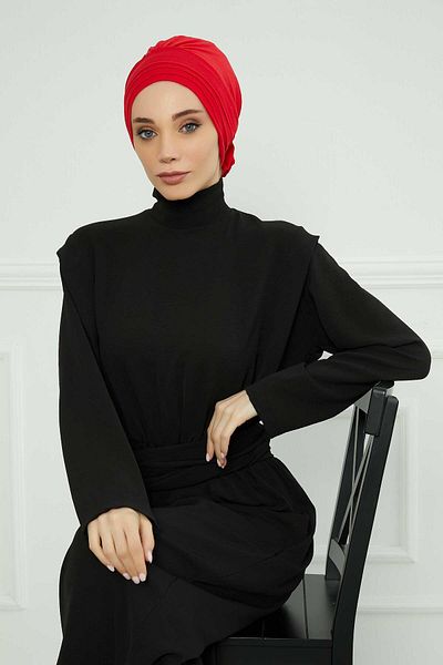 Aisha's Design موديل B-74 بونيه قطني ممشط