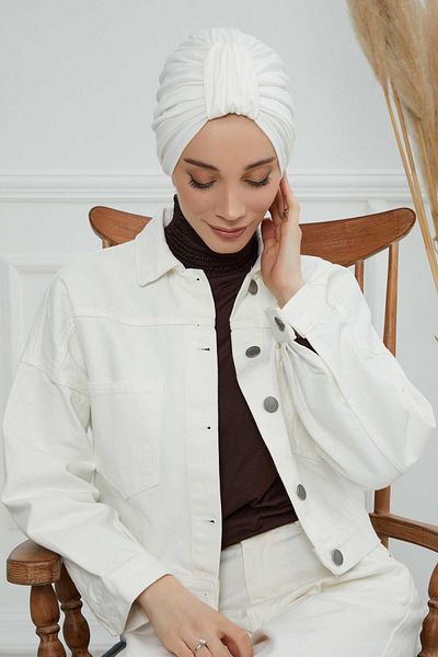 Aisha's Design موديل B-68 بونيه قطني ممشط