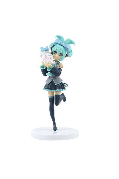 Choice No Box Hot 21cm Anime Hatsune Miku X Cinnamoroll Figure Anime Peripheral Collectible Models Decorati