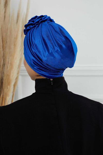 Aisha's Design Βελούδινο καπέλο με τριαντάφυλλα, B-21KD, Saks