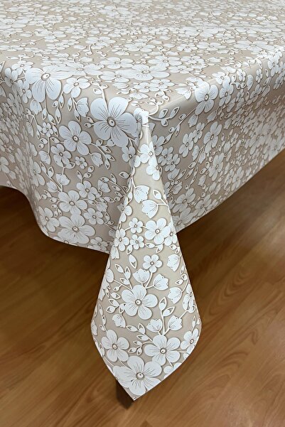 Pimula home مفرش طاولة من القماش الزيتي قابل للمسح - PVC غير قابل للانزلاق، قاعدة فايبر 158-b