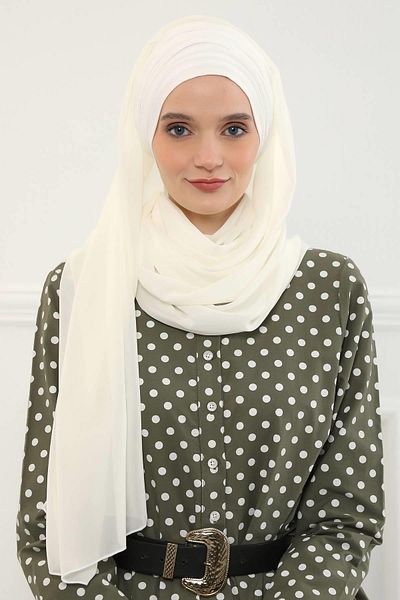 Aisha's Design شال شيفون بونيه قطني ممشط، bts-1، bts-1
