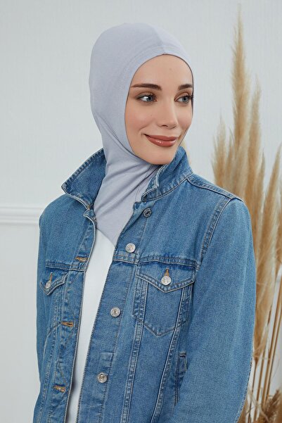 Aisha's Design Hijab Bonnet,Tb-1,Grey 2