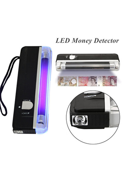 Choice Handheld LED Money Detector 4W Ultra Currency Detector Violet Torch La...
