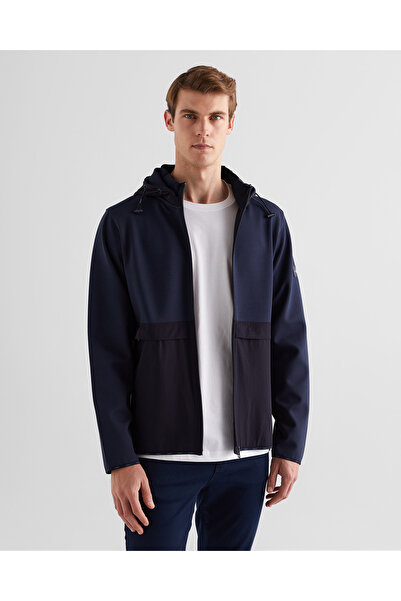 Gant Erkek Lacivert Regular Fit Kapüşonlu Sweatshirt