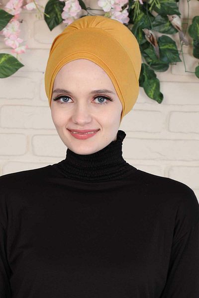 Aisha's Design موديل B-53 بونيه قطني ممشط