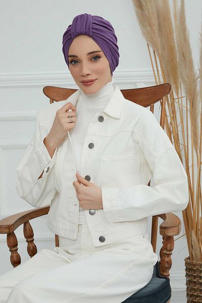 Aisha's Design موديل B-68 بونيه قطني ممشط
