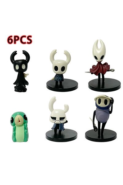 Choice New 6pcs Hollow Knight Toys Anime Game Figure The Knight Action Figure Hornet/Quirrel Figurine Co...