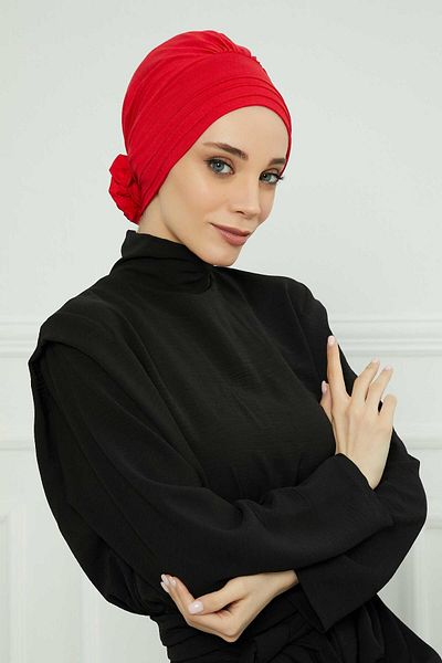 Aisha's Design موديل B-74 بونيه قطني ممشط