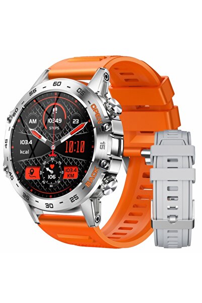 Lige ساعة ذكية فضية جديدة مقاس 1.39 بوصة مزودة بتقنية بلوتوث لإجراء المكالمات...