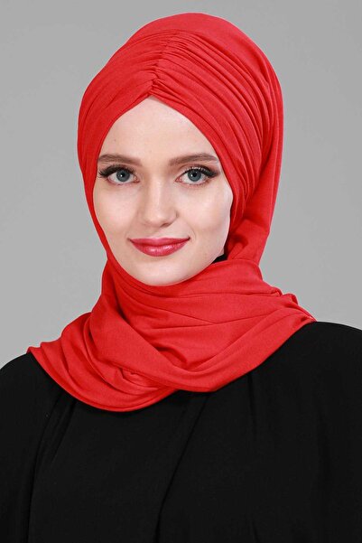 Aisha's Design Practical Combed Cotton Shawl,Cps-44,Cps-44,Red