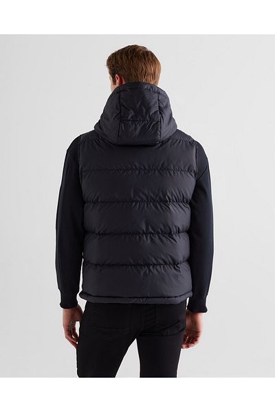 Gant Men's Black Hooded Vest