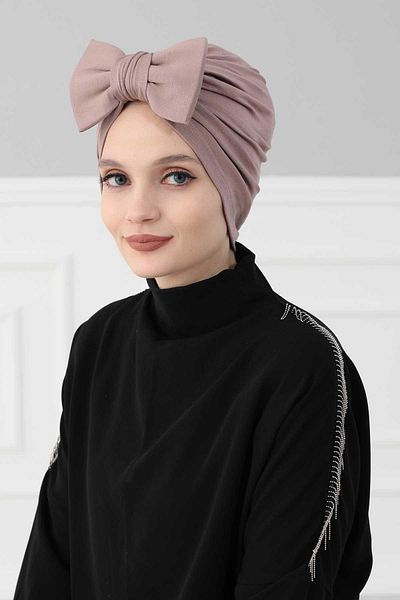 Aisha's Design بونيه قطن ممشط على شكل فراشة موديل B-27