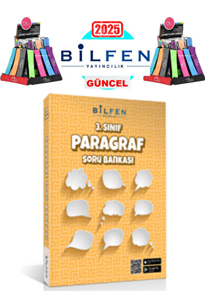 Bilfen Yayıncılık 3. SINIF PARAGRAF SORU BANKASI  + Polo Kalemlik Hediyeli