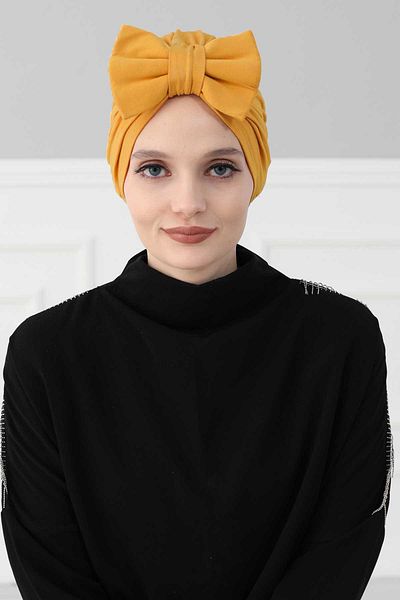 Aisha's Design بونيه قطن ممشط على شكل فراشة موديل B-27