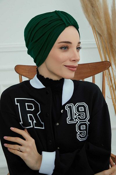 Aisha's Design موديل B-68 بونيه قطني ممشط