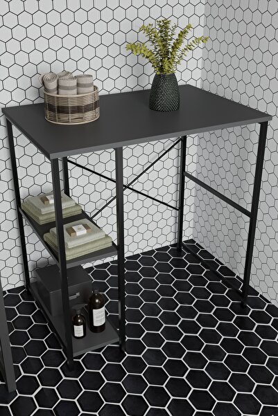 Remaks Çamaşır Makinası Dolabı Çamaşır Makinası Üstü Düzenleyici 2 Raflı Antr...