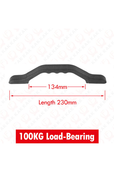 choice2 Black 230mm KAK RV Grab Assist Handle Nylon Plastic Bathroom Safety G...