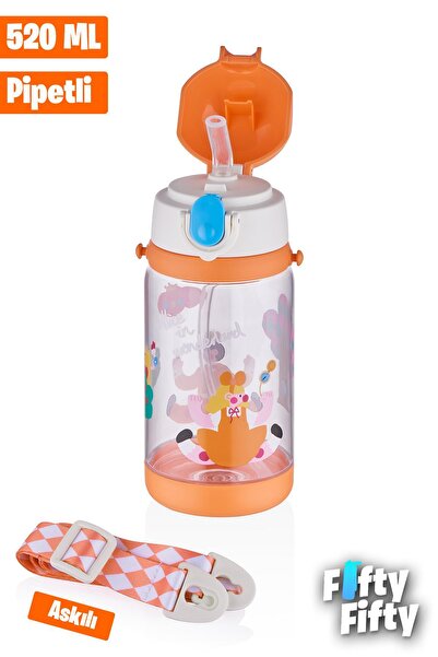 Vagonlife زجاجة مياه تريتان سميكة 520 مل مع شفاطة - مع حزام حمل - زجاجة مياه ...