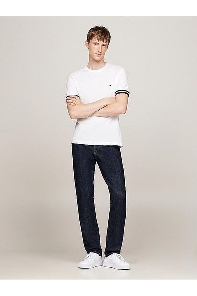 Tommy Hilfiger Global Stripe Cuff Pique Tee