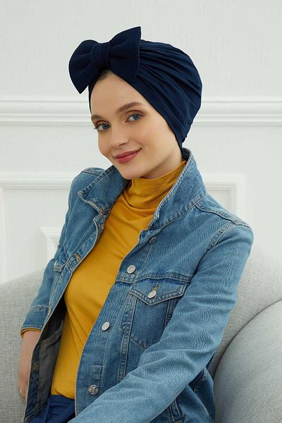 Aisha's Design B-27 Model Butterfly Combed Cotton Bonnet