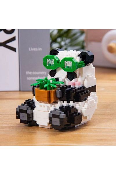 Choice Creative DIY Assemable Animal Cute MINI Chinese Style Animal Panda Building Block Educational Boy...