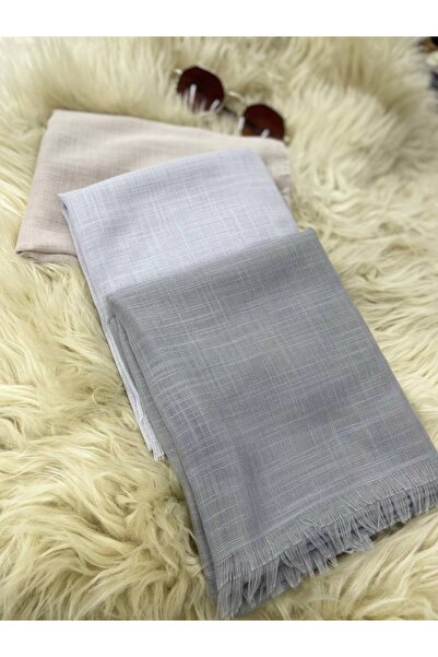 ALDAİR شال كوتون - خيوط مستقيمة، ثلاث قطع مختلفة - DUFIL13254