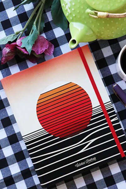 Victoria's Journals 192 Pages 96 Sheets Secret Spiral Notebook - 90gr.Dotted, 17x24 Cm