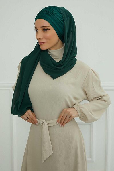 Aisha's Design شال شيفون بونيه قطني ممشط، bts-1، bts-1