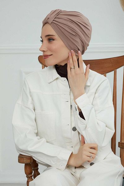 Aisha's Design موديل B-68 بونيه قطني ممشط
