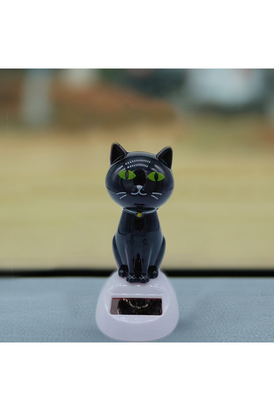 Choice black 1pc Car Decoration Solar Energy Decoration Shaking Head Doll Car...