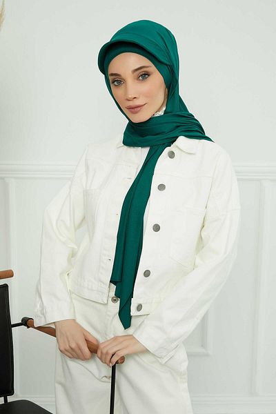 Aisha's Design شال من القطن الممشط - SS-1