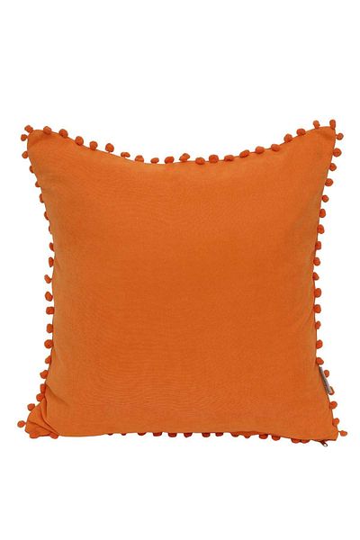 Aisha's Design Decorative Pompom Throw Pillow Cover - K-106