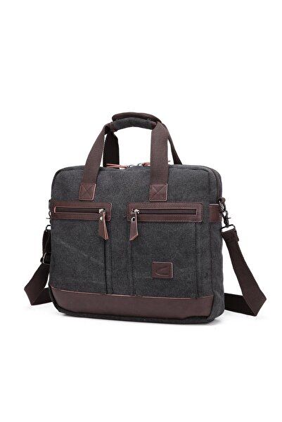 C-active Canvas Fabric Unisex Briefcase and Messenger Bag 1318