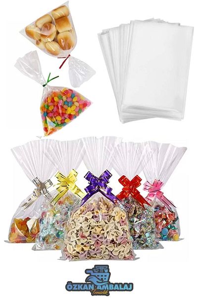 MERT AMBALAJ 8x17 Cm Transparent Gelatin / Bag 100 Pieces