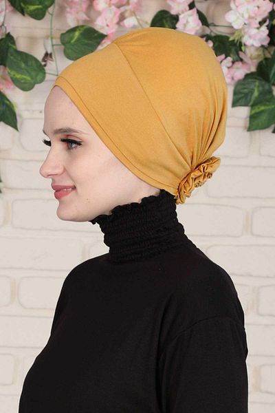 Aisha's Design موديل B-53 بونيه قطني ممشط